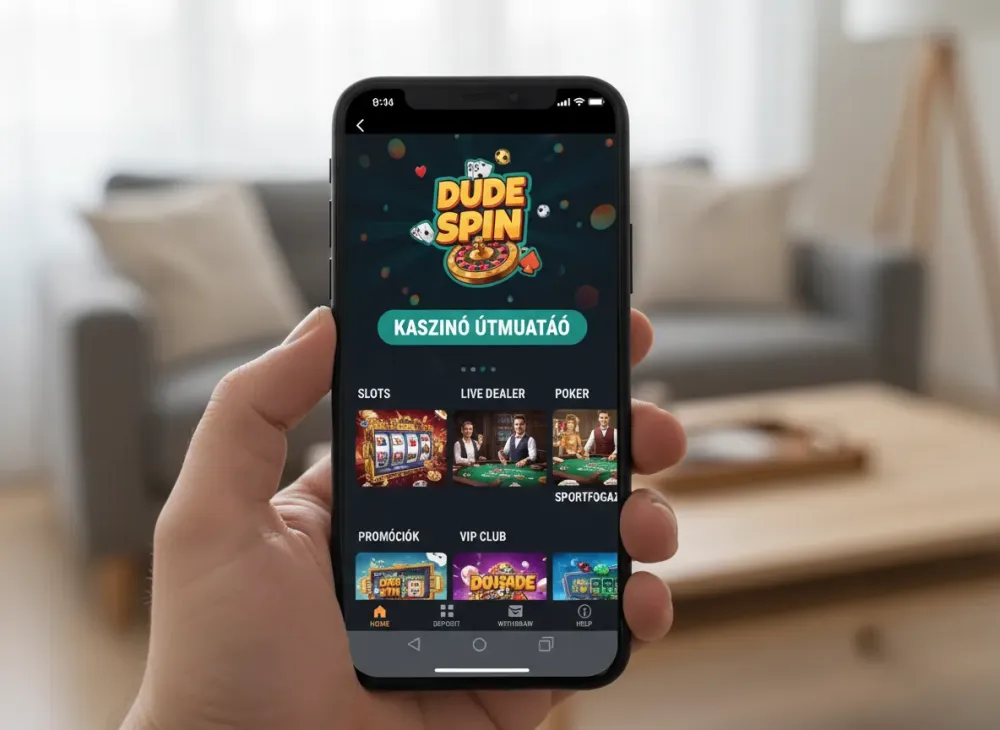 Dudespin casino app útmutató játékosoknak mobilon